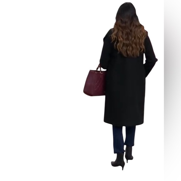 C Wonder  Ruffle Front Dress Coat - Picture 2 of 12